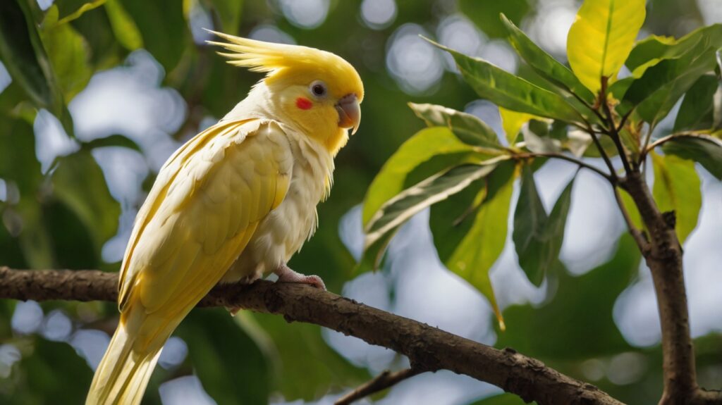 Lutino Yellow Cockatiel